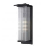 JARDINE 20 IN. 1-LIGHT BLACK MODERN OUTDOOR WALL L