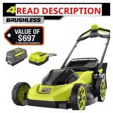 $479 RYOBI 40V HP BRUSHLESS 20 IN. CORDLESS ELECTR