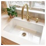 $299 EDEN 31 IN. UNDERMOUNT SINGLE BOWL CRISP WHIT