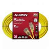 HUSKY 50 FT. 14/3 MEDIUM DUTY INDOOR/OUTDOOR EXTEN