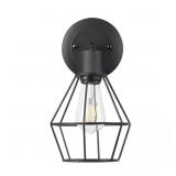 BRYSON 1-LIGHT MATTE BLACK WALL SCONCE