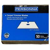 CARPET TRIMMER CHISEL BLADE 6-50 PACK