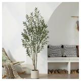 6FT.ARTIFICIAL OLIVE TREE INDOOR/OUTDOOR- FAUX PLA