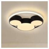 $129 LUMIN 20.47 IN. 1-LIGHT BLACK AND WHITE SMART