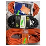 1 LOT OF (3) ASSORTED EXTENSION CORDS
