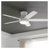 BANKSVILLE 52 IN. MATTE WHITE FLUSH MOUNT STANDARD
