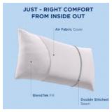 DIAMOND PATTERN PILLOWS 2PK | SOFT & SUPPORTIVE CO