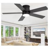 CONTEMPORARY LOW PROFILE MINIMALIST 42-IN BLACK LE
