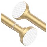 AIZESI TENSION SHOWER CURTAIN ROD NO-DRILL ANTI-SL
