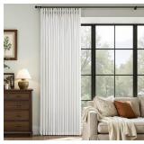 60 INCH EXTRA WIDE PINCH PLEATED LINEN CURTAINS 90