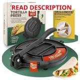 SIRCLES CAST IRON TORTILLA PRESS 12 INCH  HEAVY D