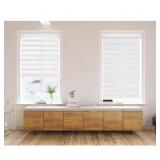 1PC 48"X72" LIGHT FILTERING CORDLESS ZEBRA WINDOW
