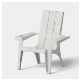 RESIN STACKABLE ADIRONDACK CHAIR CREAM - ROOM ESSE