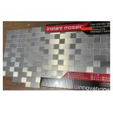INSTANT MOSAIC BRUSHED STAINLESS 12-IN X 12-IN POL