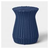 ALL-WEATHER WICKER ROUND MONOCHROMATIC ROPE ACCENT
