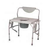 $165 HOMECRAFT DELUXE BARIATRIC DROP ARM COMMODE,