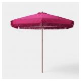 7.5" ROUND FRINGE VALANCE OUTDOOR PATIO UMBRELLA R