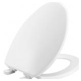 BEMIS EASY CLEAN PLASTIC WHITE ELONGATED SOFT CLOS
