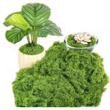 1 LOT OF 3-FAKE GREEN MOSS FOR PLANTS INDOOR, 5.3O