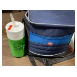 1 LOT OF 1 IGLOO COOLER BAG/1-WATER CUP