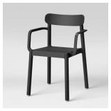 1 LOT OF 2-ELBA OUTDOOR PATIO STACK DINING CHAIR B