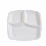 4 PACK OF WHITE LUNCH PLATES