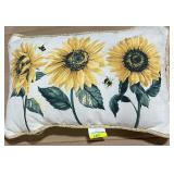 SUNFLOWER THROW PILLOW