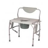 $165 HOMECRAFT DELUXE BARIATRIC DROP ARM COMMODE,