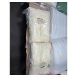1 LOT OF (2) CREAM COLORED PILLOWS