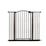 36 IN. ARCHED DECOR EXTRA TALL SAFETY GATE IN BRON