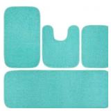 GRAMERCY SEA FOAM GREEN SOLID PLUSH RECTANGLE 4 PI