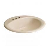 GLACIER BAY ARAGON 19 IN. DROP-IN ROUND FIRECLAY B