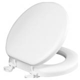 MAYFAIR BY BEMIS EDEN CUSHIONED VINYL WHITE ROUND