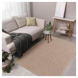 $139 BLOCTON 5 FT. X 7 FT. BEIGE/BROWN AREA RUG