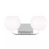 RORY MEDIUM 18 IN. 2-LIGHT CHROME BATHROOM VANITY