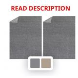 RIBBED INDOOR/OUTDOOR UTILITY RUG, 6 X 8 -