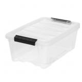 1 LOT OF (2) 12 QT. STACK AND PULL STORAGE BOX IN