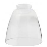 (4 PACK) 5.12 IN. CLEAR GLASS BELL SHADE WITH 2-1/