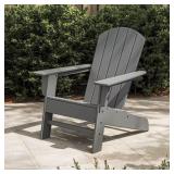 $159 POLYWOOD SEABROOK ADIRONDACK CHAIR IN SLATE G