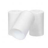 6.75 IN. WHITE FROSTED GLASS CYLINDRICAL PENDANT S