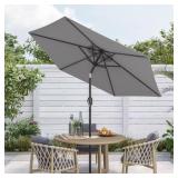 7.5 FT. PATIO MARKET CRANK AND TILT UMBRELLAS, TAB