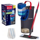 1 LOT OF 1-H2PRO MICROFIBER FLAT MOP SYSTEM + 1 EX