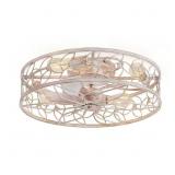$149 HINNIXY 23 IN. INDOOR WHITE GOLD FLUSH MOUNT