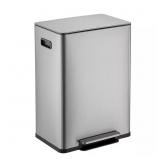 $130 16 GALLON INFINITY EDGE STEP-ON KITCHEN TRASH