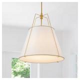 $239 HAVEN MODERN FARMHOUSE 4-LIGHT BRASS FRAME PE