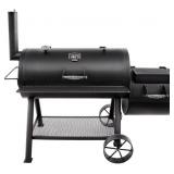 $730 OKLAHOMA JOE'S LONGHORN OFFSET CHARCOAL SMOKE