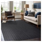 AURORA 4 FT. X 6 FT. DARK GREY NON-SLIP RUBBER BAC