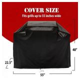 1 LOT OF 3-PREMIUM GRILL COVER (1-5 5 IN. 1-65 IN.