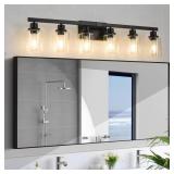$145 36.8 IN. 6-LIGHT FARMHOUSE VANITY LIGHTS FIXT