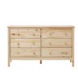 $349 UNFINISHED 6 DRAWER 54 IN. DRESSER